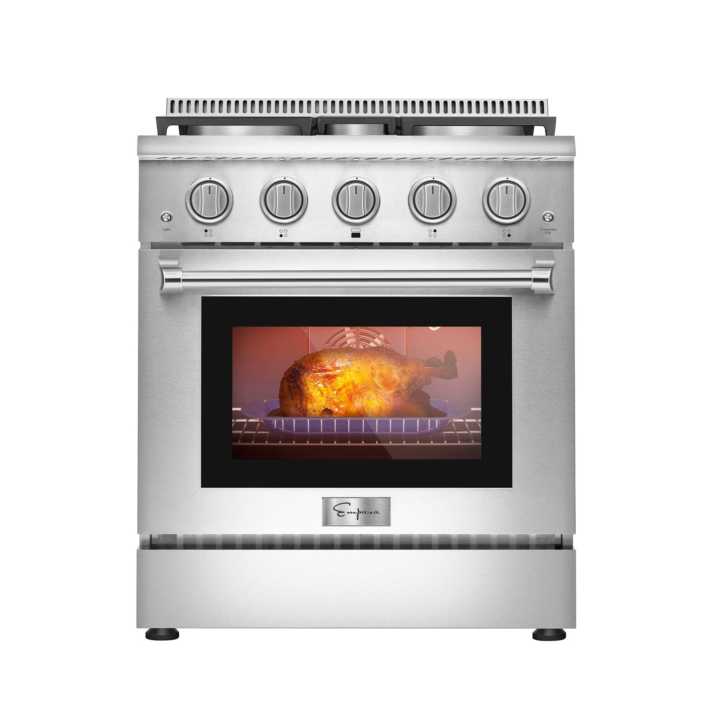 Empava 30" Freestanding Range Gas Cooktop And Oven - 4 Burners