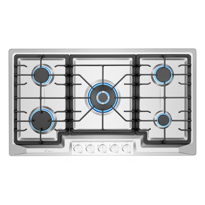 Empava 36" Built-in Gas Cooktop - Design B