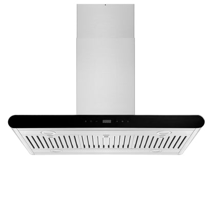 Empava 36 in. 400 CFM Island Ducted Range Hood