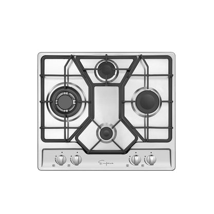 Empava 24" Built-in Gas Cooktop - Steel Silver