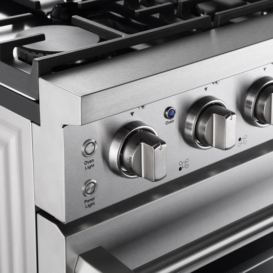 Empava 30" Pro Style Slide-in Single Oven Gas Range - 5 Burners