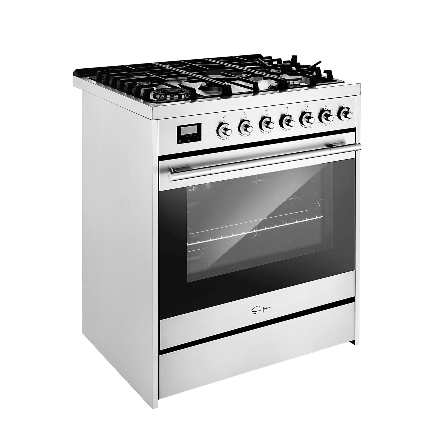 Empava 30" Freestanding Range Gas Cooktop And Oven - 5 Burners