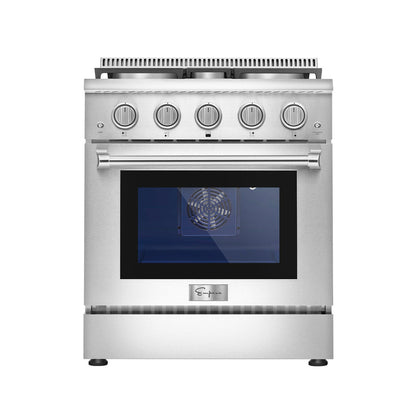 Empava 30" Freestanding Range Gas Cooktop And Oven - 4 Burners
