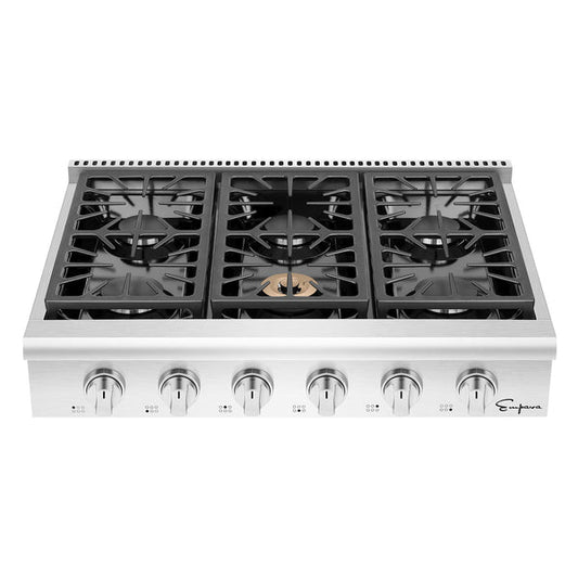 Empava Pro Style 36" Slide-in Gas Cooktop - 6 Burners