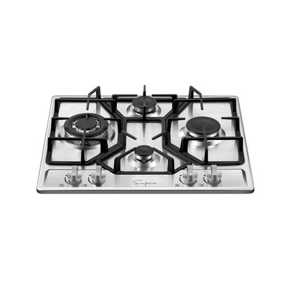 Empava 24" Built-in Gas Cooktop - Steel Silver