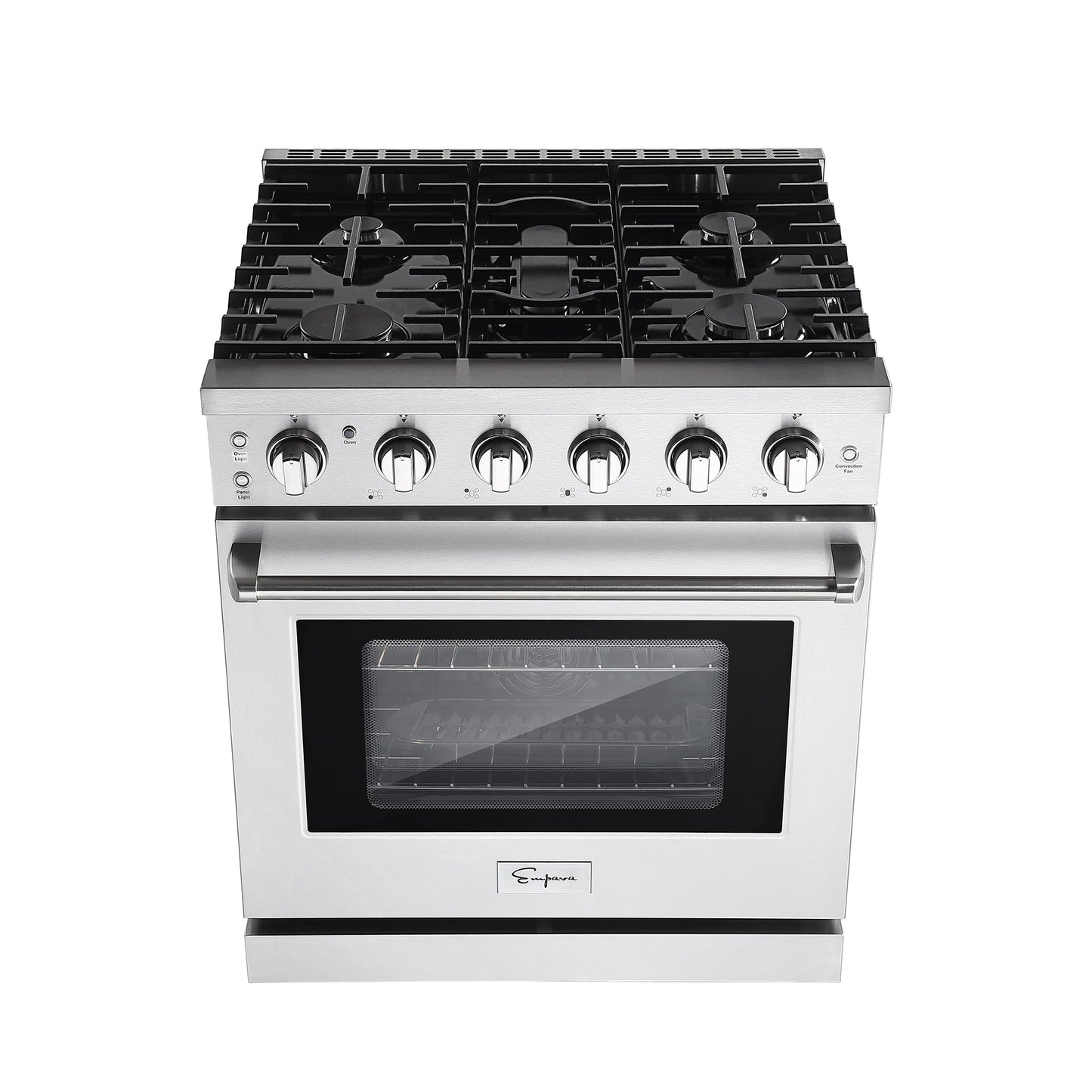 Empava 30" Pro Style Slide-in Single Oven Gas Range - 5 Burners