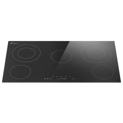 Empava 36 Inch Black Electric Radiant Cooktop