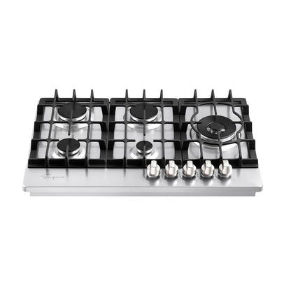 Empava 30" Built-in Gas Stove Cooktop - Main Side Burner Design