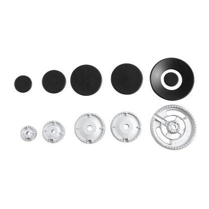 Empava 30" Built-in Gas Stove Cooktop - Main Side Burner Design