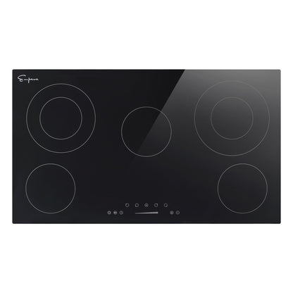 Empava 36 Inch Black Electric Radiant Cooktop