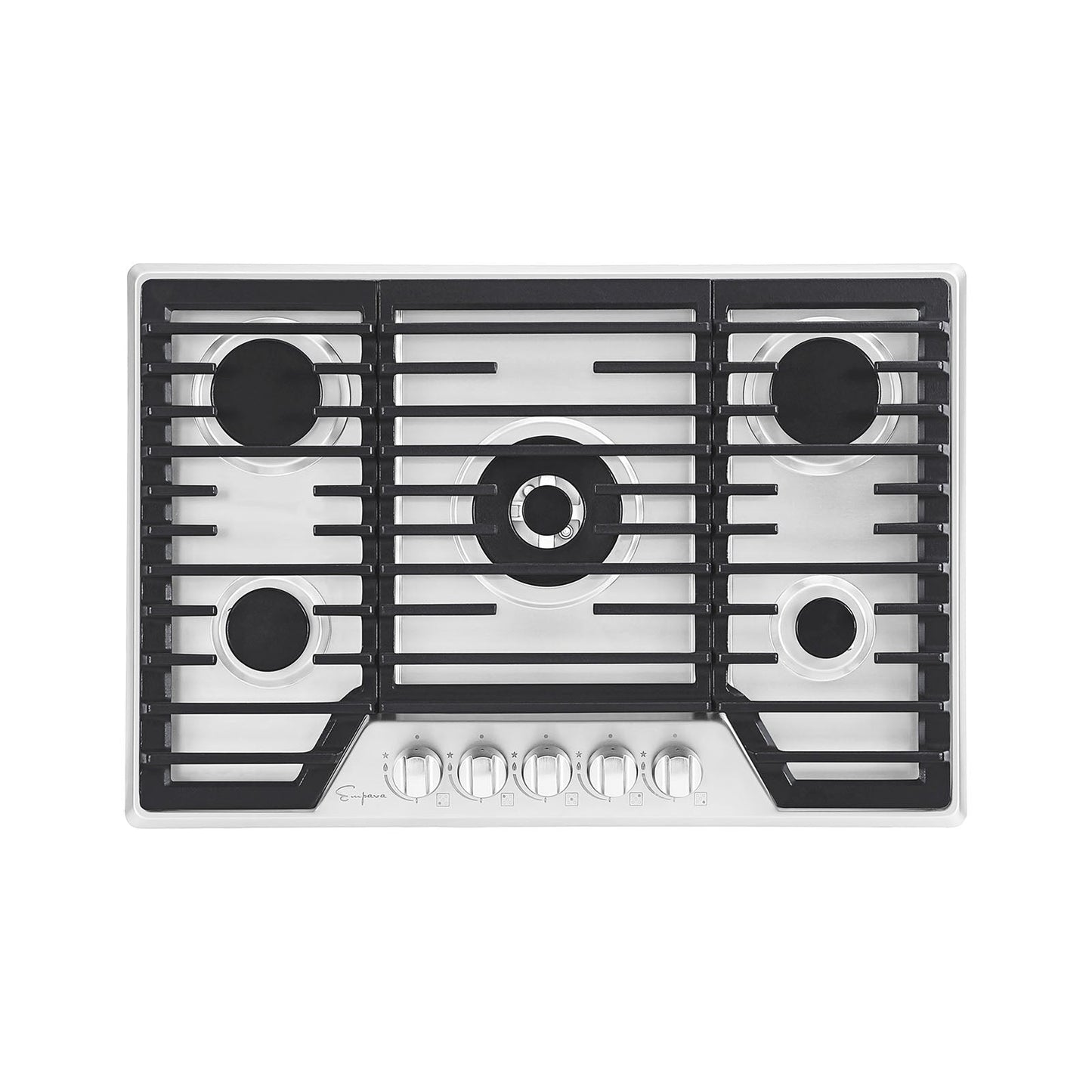 Empava 30" Built-in Gas Stove Cooktop - Main Middle Burner Design