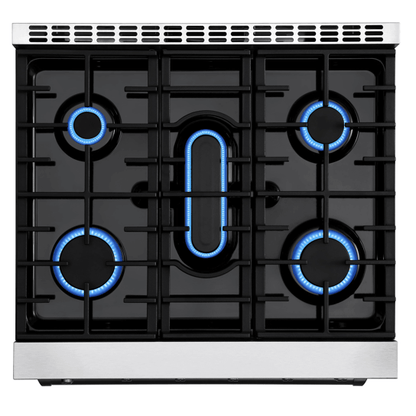 Empava 30" Pro Style Slide-in Single Oven Gas Range - 5 Burners