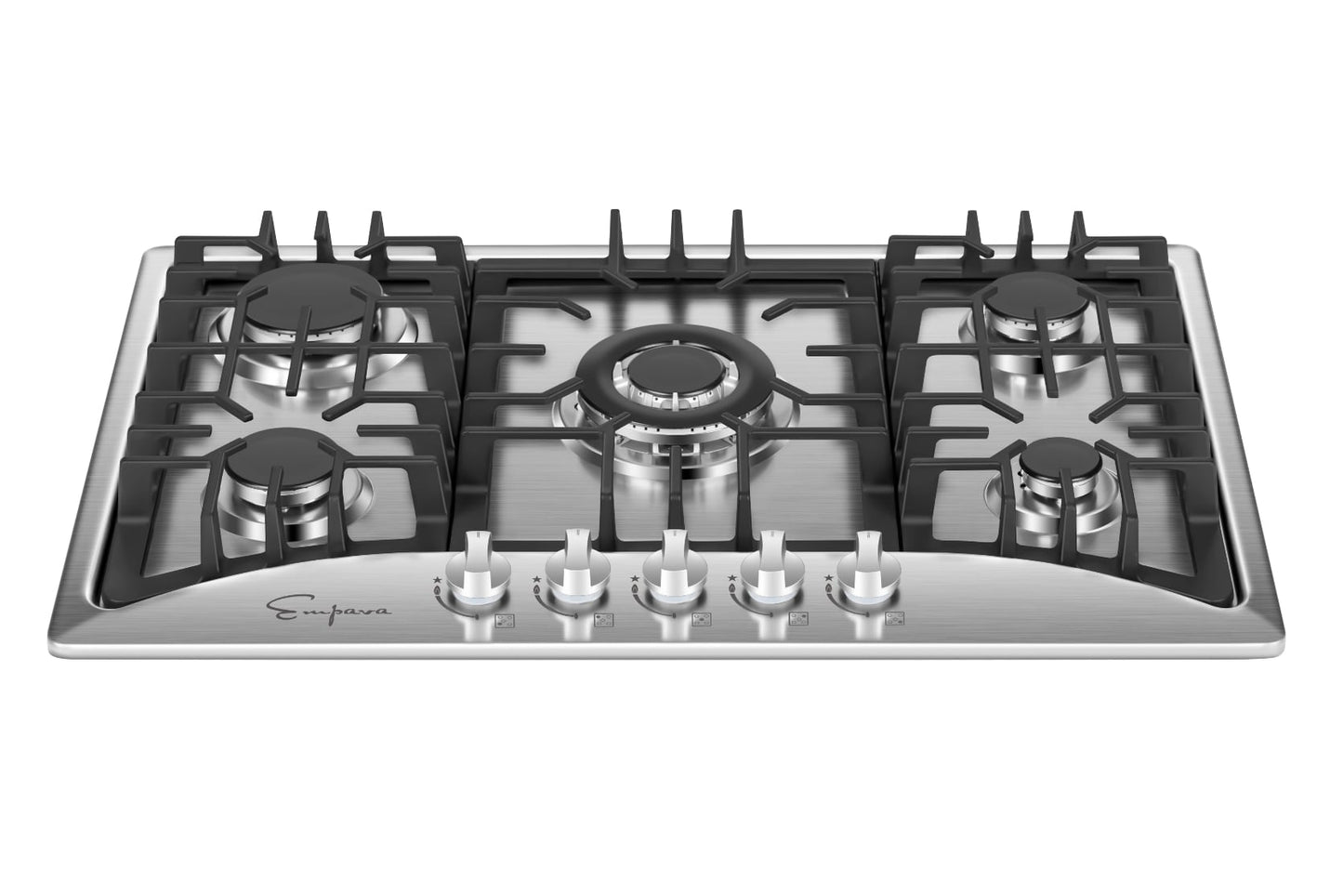 Empava 30" Built-in Gas Cooktop - Main Middle Burner Design