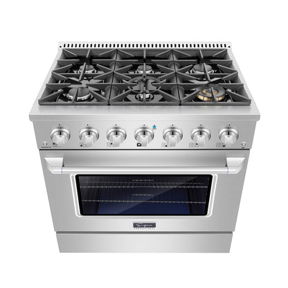 Empava 30" Freestanding Range Gas Cooktop And Oven - 4 Burners