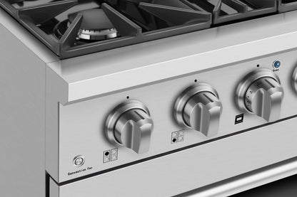 Empava 30" Pro Style Slide-In Single Oven Gas Range - 4 Burners
