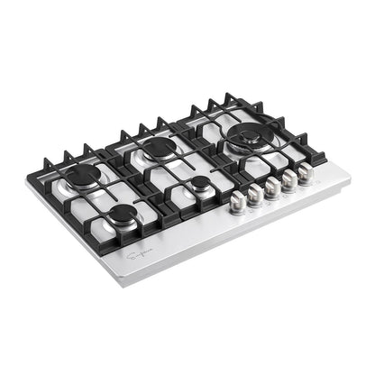 Empava 30" Built-in Gas Stove Cooktop - Main Side Burner Design
