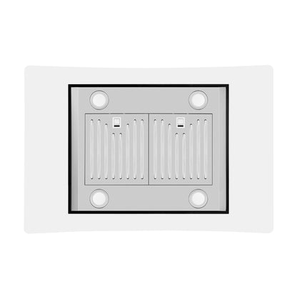 Empava 36 in. 400 CFM Kitchen Island Wall Mount Ducted Range Hood