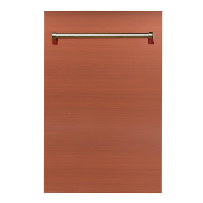 ZLINE 18" Compact Top Control Dishwasher - Stainless Steel Tub with Traditional Handle