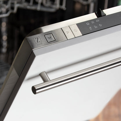 ZLINE 18" Compact Top Control Dishwasher - Stainless Steel Tub with Modern Handle