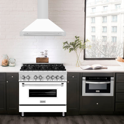 ZLINE 48" Stainless Steel Range Hood - Handle with Colored Shell Options