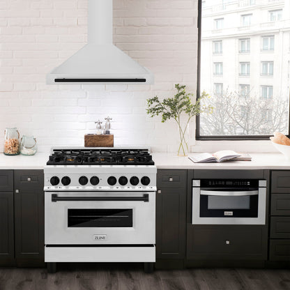 ZLINE 36" Autograph Edition Range Hood - Stainless Steel with Shell and Accents