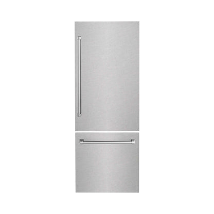 Panels & Handles Only - ZLINE 30" Refrigerator Panels in DuraSnow Stainless Steel