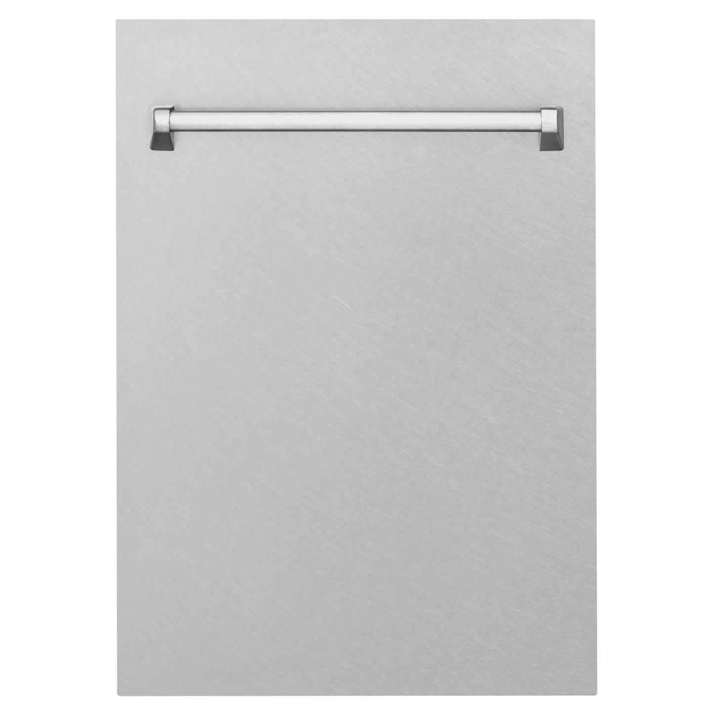 ZLINE 18" Compact Top Control Dishwasher - Fingerprint Resistant DuraSnow® Finished Stainless Steel Panel, Modern Handle