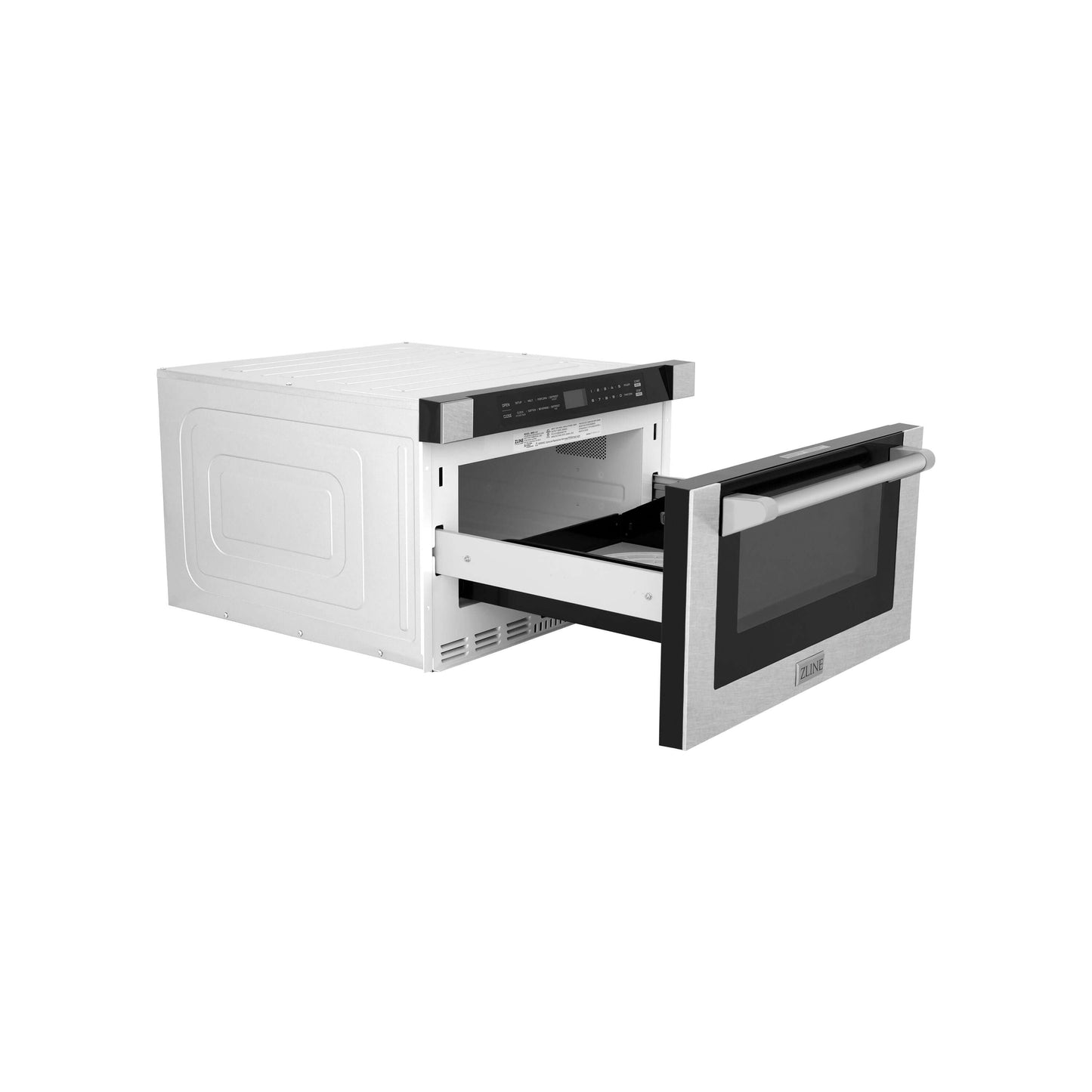 ZLINE 24" Built-in Microwave Drawer - Traditional Handle with Color Options