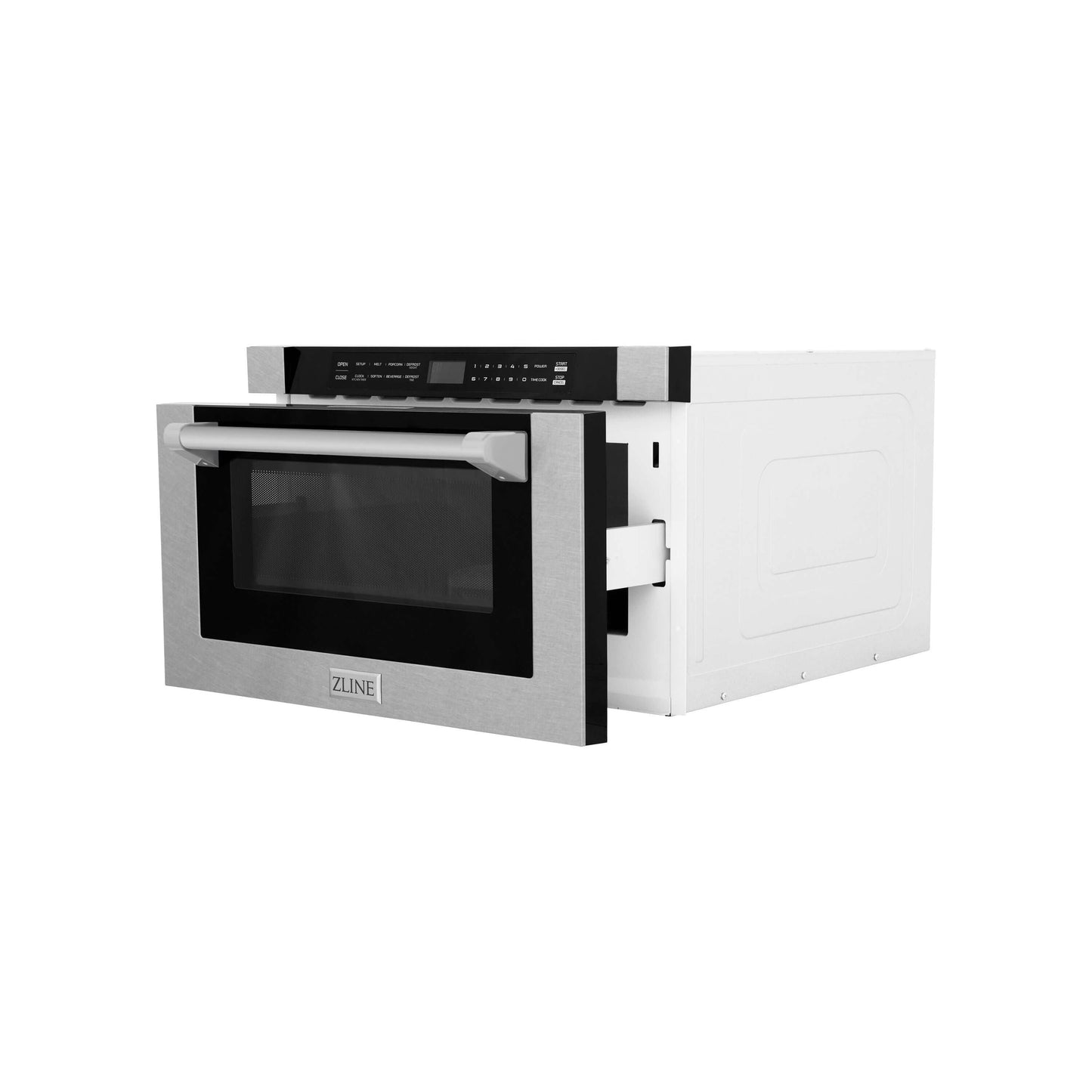 ZLINE 24" Built-in Microwave Drawer - Traditional Handle with Color Options