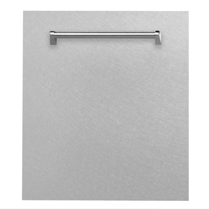 ZLINE 3-Appliance 36" Kitchen Package with Fingerprint Resistant Stainless Dual Fuel Range, Ducted Vent Range Hood, and Dishwasher