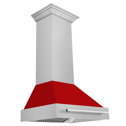 ZLINE 30" Range Hood - Fingerprint Resistant Stainless Steel with Color Shell Options