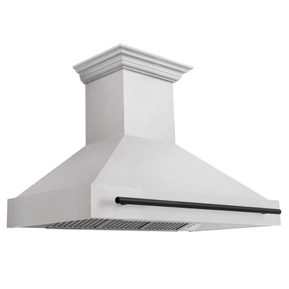 ZLINE Autograph Edition 48" Range Hood - DuraSnow with Stainless Steel Shell