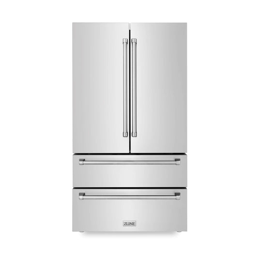 ZLINE 36" Freestanding French Door Refrigerator with Internal Ice Maker