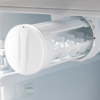 ZLINE 36" Autograph Edition 4-Door French Door Refrigerator with Ice Maker - Stainless Steel with Champagne Bronze Square Handles