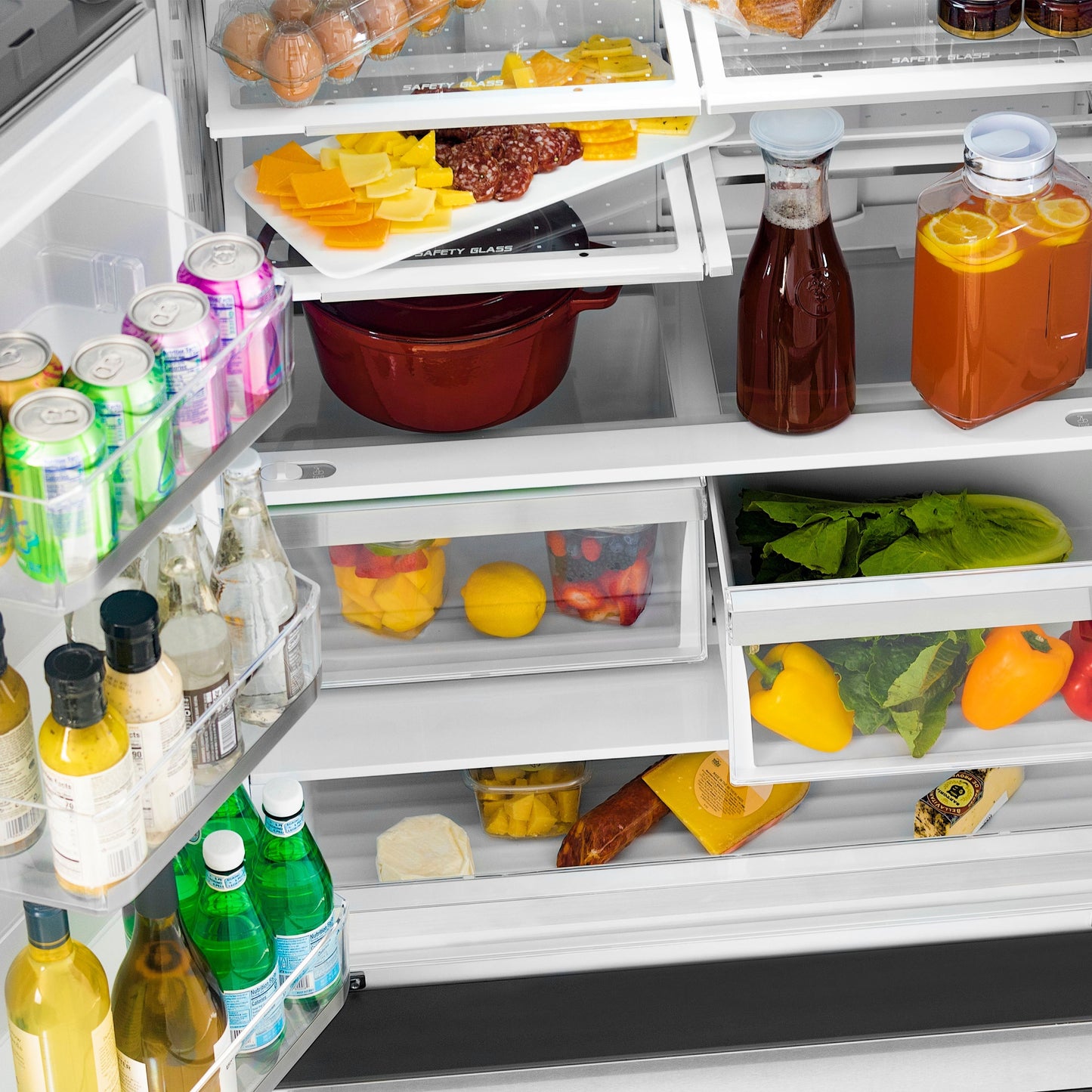 ZLINE 48" Autograph Edition 4 Appliance Package with Stainless Steel Dual Fuel Range, Range Hood, Dishwasher, and Refrigeration - Polished Gold Accents