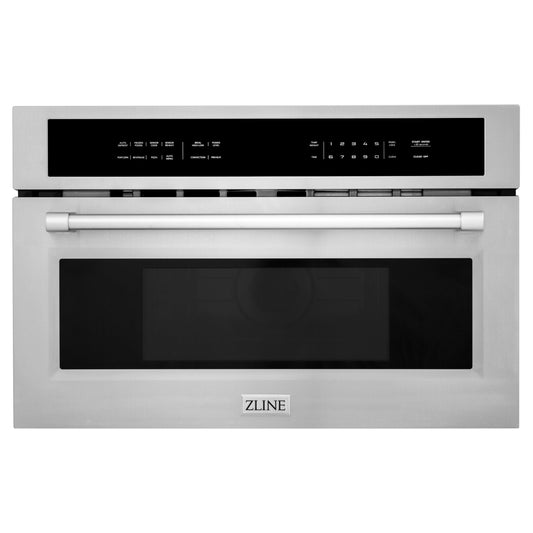 ZLINE 30" Built-in Convection Microwave Oven with Color Options - Stainless Steel