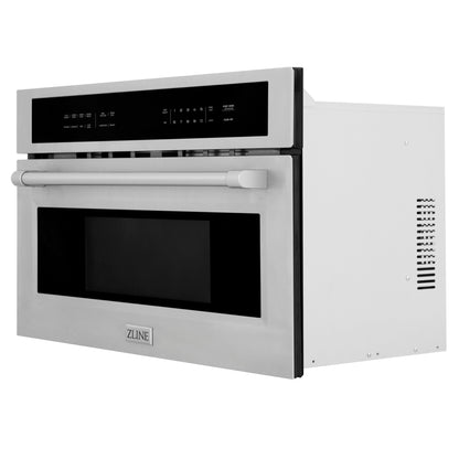 ZLINE 30" Built-in Convection Microwave Oven with Color Options - Stainless Steel