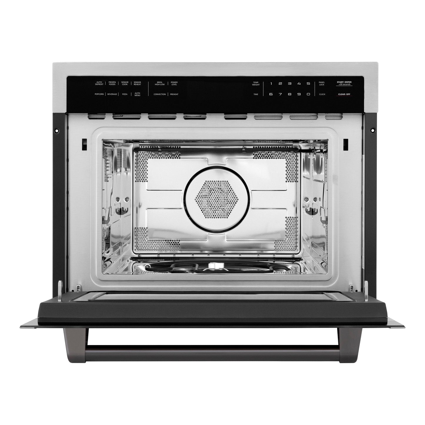 ZLINE Autograph Edition 24" Built-in Convection Microwave Oven - Stainless Steel with Accents