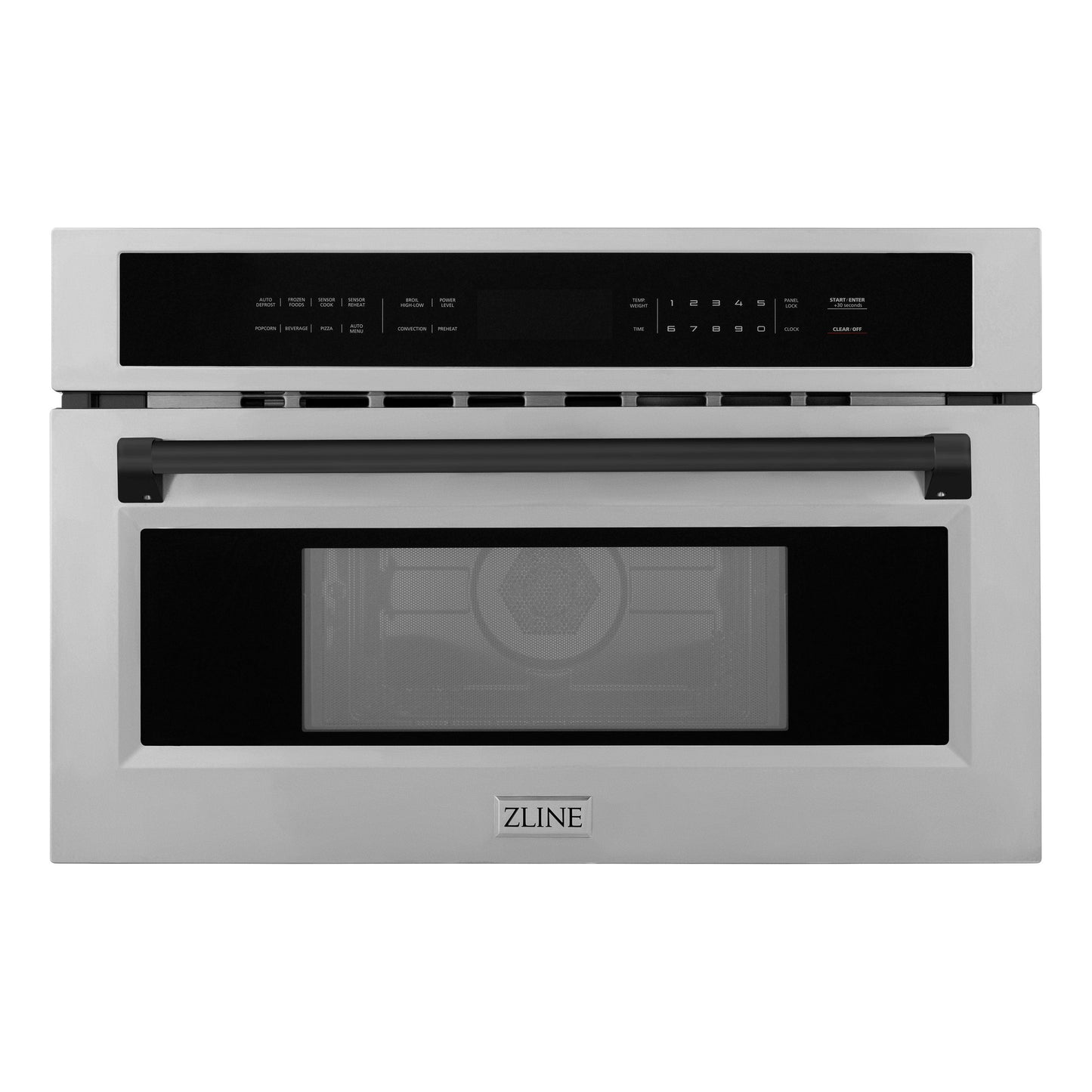 ZLINE Autograph Edition 30" Built-in Convection Microwave Oven - Stainless Steel with Accents