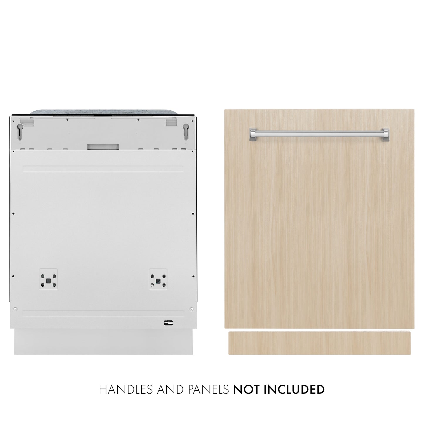 ZLINE 24" Panel Ready Monument Series 3rd Rack Top Touch Control Dishwasher - Stainless Steel Tub