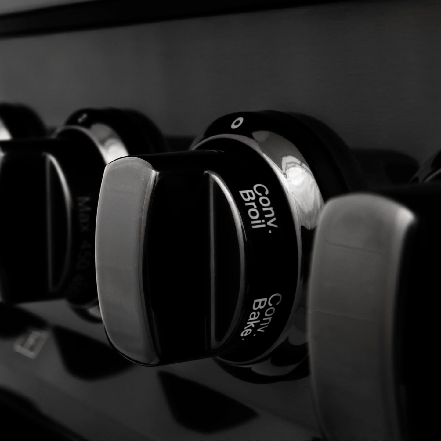 ZLINE 36" Dual Fuel Range - Black Stainless Steel with Brass Burners, Gas Stove, and Electric Oven