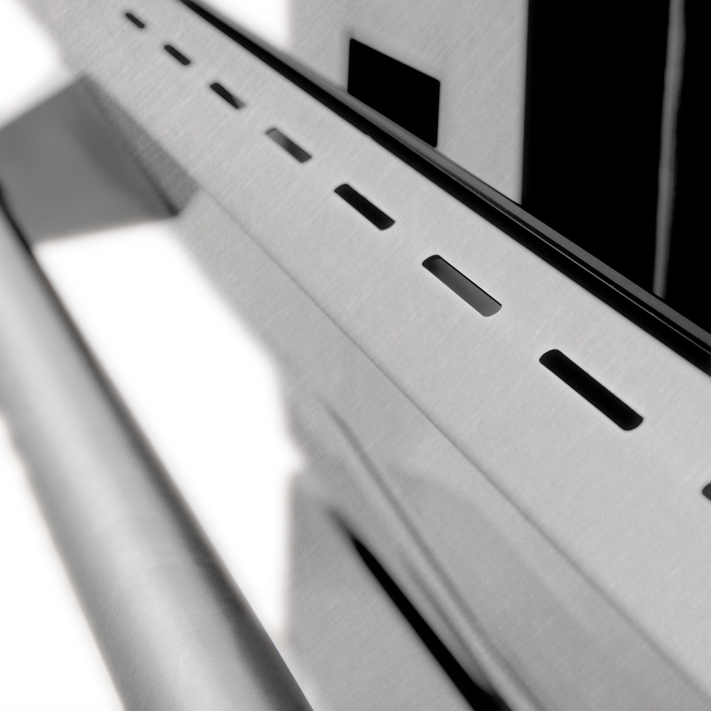 ZLINE 3-Appliance 48" Kitchen Package with DuraSnow Stainless Dual Fuel Range, Ducted Vent Range Hood, and Tall Tub Dishwasher