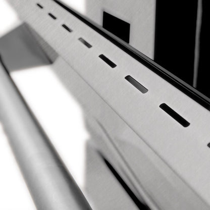 ZLINE 3-Appliance 48" Kitchen Package with DuraSnow Stainless Dual Fuel Range, Ducted Vent Range Hood, and Tall Tub Dishwasher