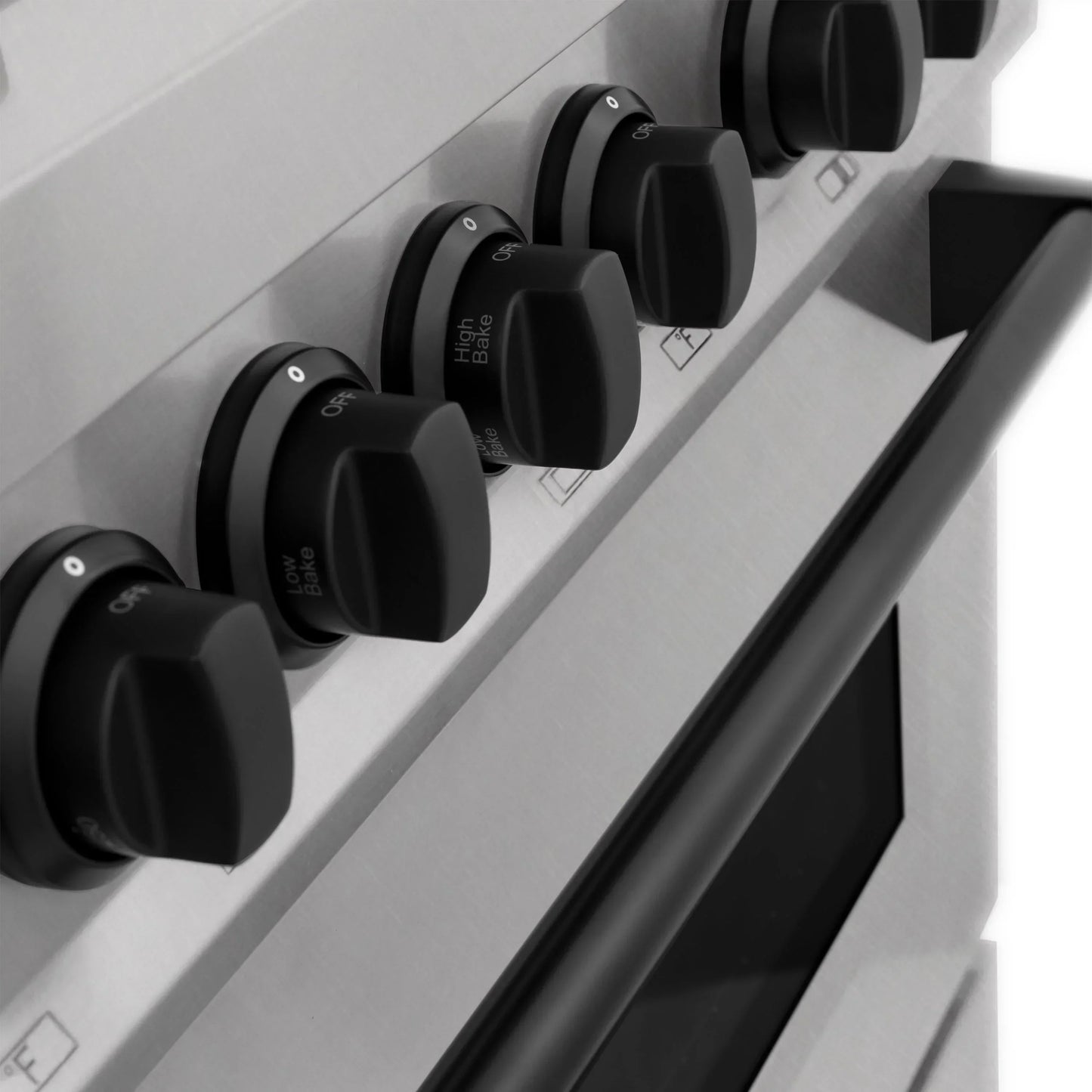 ZLINE Autograph Edition 48" Dual Fuel Range - DuraSnow Steel with Matte Black Accents