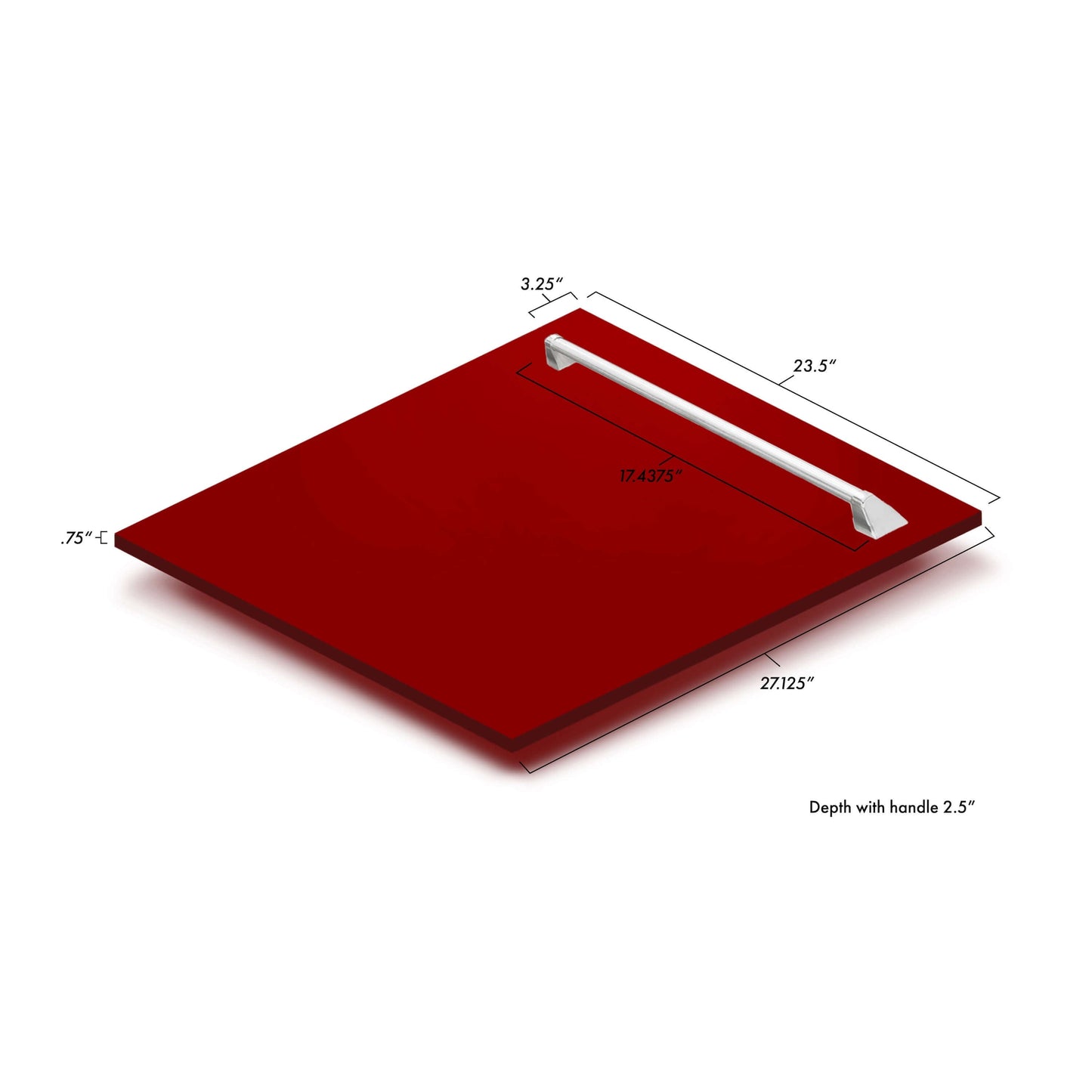 ZLINE 24" Tallac Series 3rd Rack Dishwasher - Stainless Steel Tub with Color Panel Options