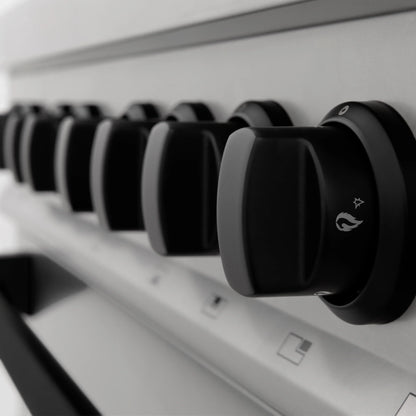 ZLINE Autograph Edition 30" Dual Fuel Range - Gas Stove and Electric Oven, Stainless Steel with Matte Black Accents