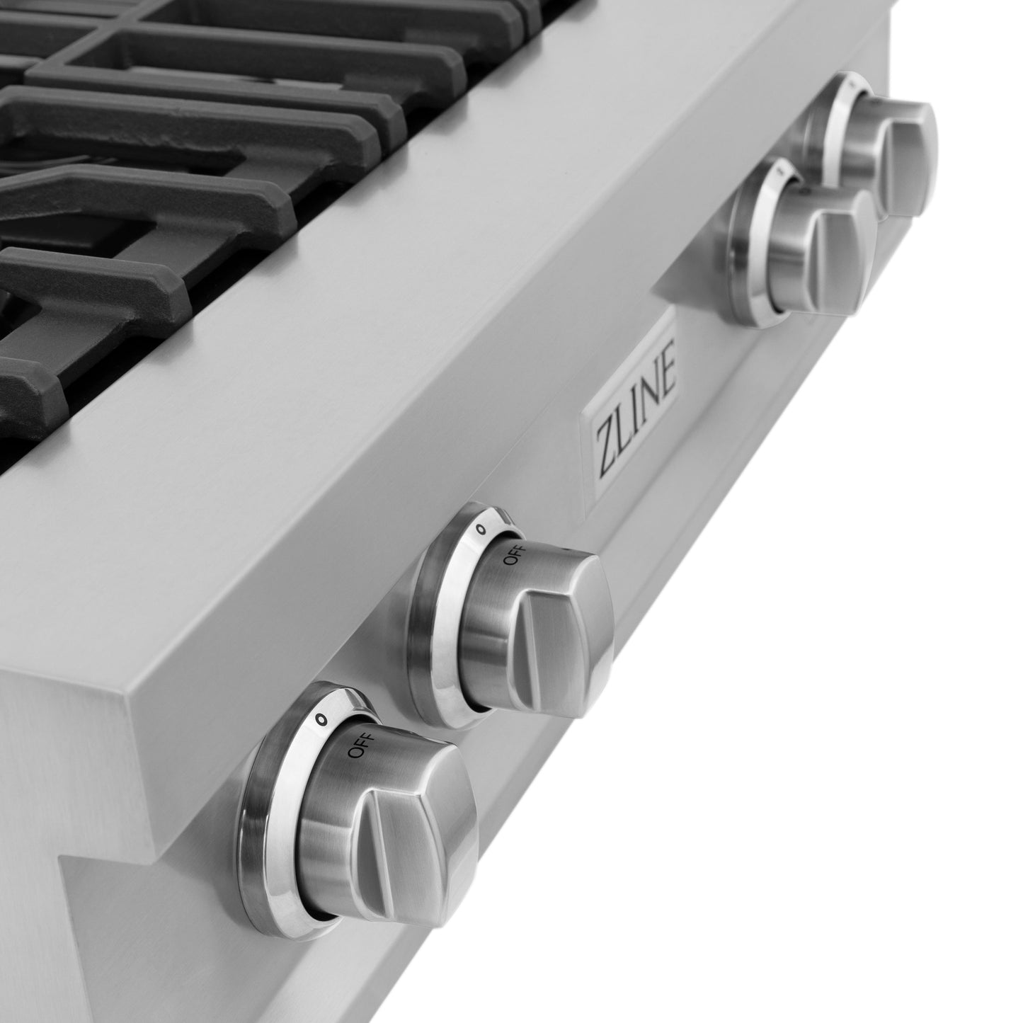 ZLINE 5-Appliance Kitchen Package with Refrigeration, 30" Stainless Steel Rangetop, 30" Range Hood, 30" Single Wall Oven, and 24" Tall Tub Dishwasher