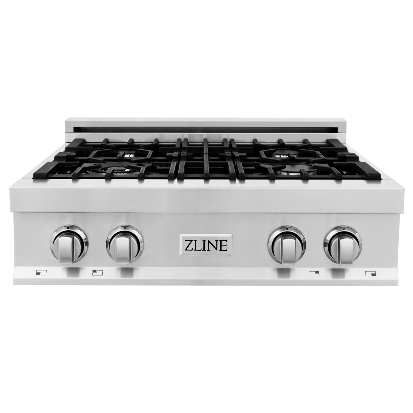 ZLINE 5-Appliance Kitchen Package with Refrigeration, 30" Stainless Steel Rangetop, 30" Range Hood, 30" Single Wall Oven, and 24" Tall Tub Dishwasher