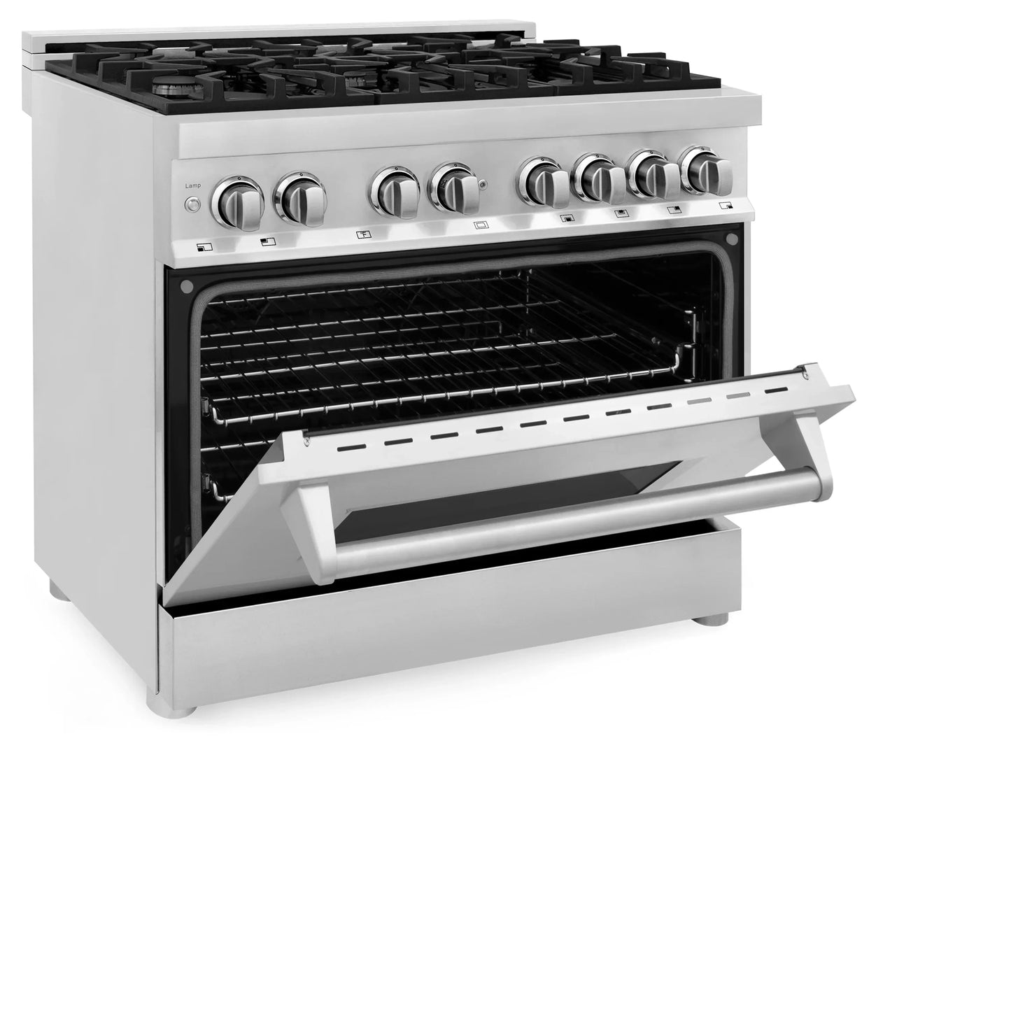 ZLINE 36" Dual Fuel Range - Stainless Steel, Gas Stove, and Electric Oven