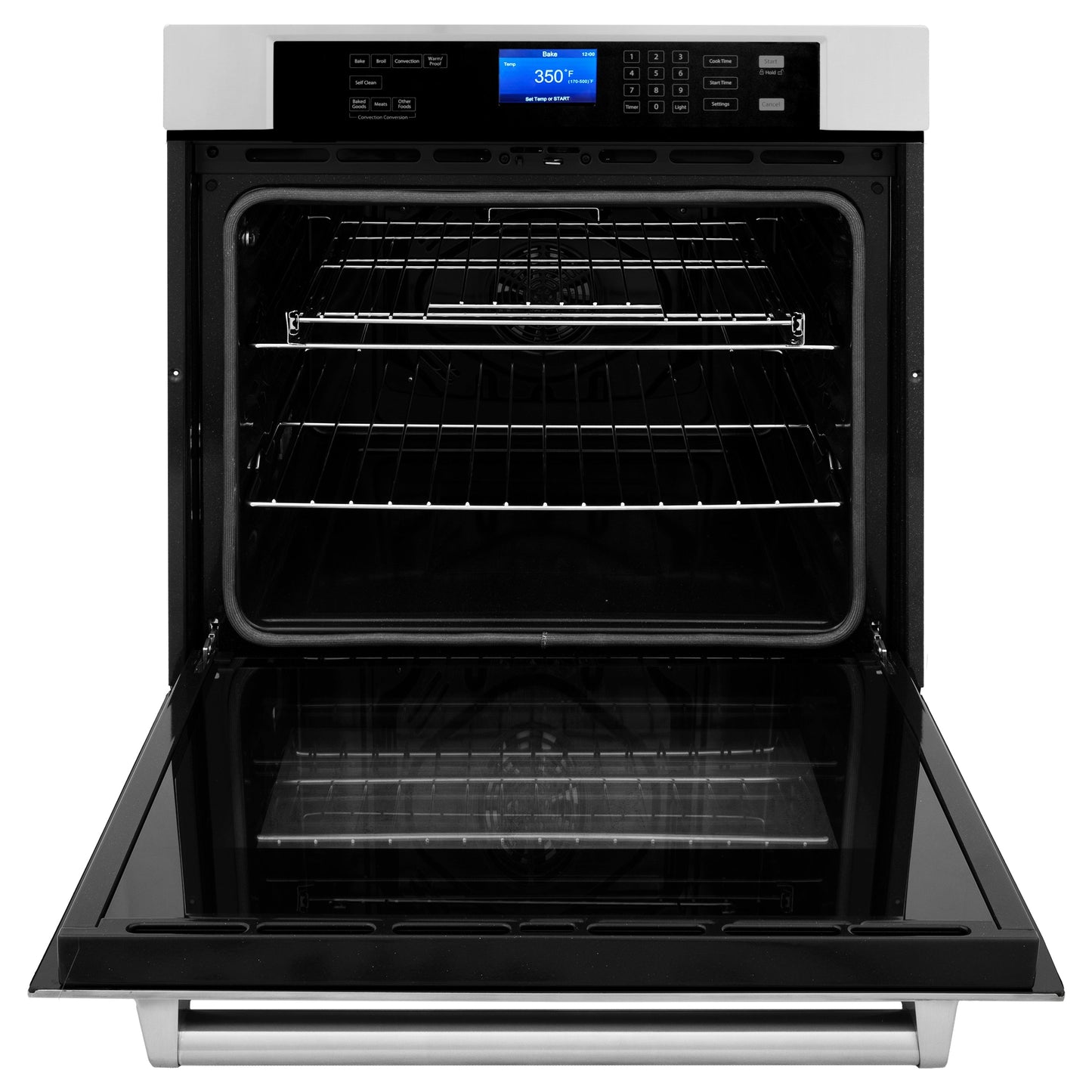 ZLINE 5-Appliance Kitchen Package with Refrigeration, 30" Stainless Steel Rangetop, 30" Range Hood, 30" Single Wall Oven, and 24" Tall Tub Dishwasher